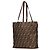 Tote en toile Zucca marron Fendi - vue 2