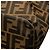 Tote en toile Zucca marron Fendi - vue 8