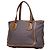 Céline Celine Braune Canvas Tragetasche - Ansicht 2