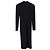 Armani Collezioni Midi-Kleid mit langen Ärmeln aus schwarzem Polyester - Ansicht 2