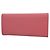Cartera larga de cuero Saffiano Prada 1M1349 Rosa - vista 2