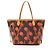 Bolso Neverfull MM de lona Monogram Ramages edición limitada de Louis Vuitton Castaño