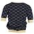 Gucci GG Lamé Top aus navyblauer Baumwolle Mehrfarben - Ansicht 3