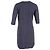 Abito mini t-shirt in cotone blu navy decorato con stelle Mulberry - vista 3