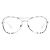 Timeless Chanel CC Pilot Sonnenbrille 2181-S aus silbernem Metall Metallisch