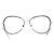 Timeless Chanel CC Pilot Sonnenbrille 2181-S aus silbernem Metall Metallisch - Ansicht 3