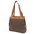 Céline Borsa tote Celine Macadam in pelle e tela marrone - vista 2