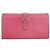 Cartera Larga Dupli Bearn en Cabra Hermès Rosa Roja