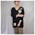 Escada blauer Wollpullover aus den 80ern mit Blumenmuster - Ansicht 7
