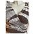 ✨ BCBG Max Azria Petites Kleid mit grafischem Muster Größe 36 ✨ Creme Dunkelbraun - Ansicht 2