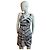 ✨ BCBG Max Azria Petites Kleid mit grafischem Muster Größe 36 ✨ Creme Dunkelbraun - Ansicht 6