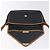 Saint Laurent Borsa a Spalla in Tela PVC Blu Navy Auth 129550 - vista 10