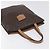 Céline Borsa a mano in tela Macadam CELINE in pelle PVC marrone oro Auth 128439 D'oro - vista 6