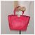 VALENTINO Borsa Rockstuds in pelle rosa e oro Auth bs27703 D'oro - vista 22