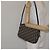 Borsa a Spalla in Tela Trotter Christian Dior Blu Navy Oro Auth 128360 D'oro - vista 20