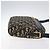 Borsa a Spalla in Tela Trotter Christian Dior Blu Navy Oro Auth 128360 D'oro - vista 3