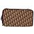 Borsa a Spalla in Tela Trotter Christian Dior Rossa Oro Auth 128717 - vista 2