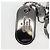 LOUIS VUITTON Eclipse Porte Cles Tab Key Holder metal Silver M63618 Auth 128810M Silvery Monogram - view 10