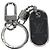 LOUIS VUITTON Eclipse Porte Cles Tab Key Holder metal Silver M63618 Auth 128810M Silvery Monogram - view 2