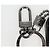 LOUIS VUITTON Eclipse Porte Cles Tab Key Holder metal Silver M63618 Auth 128810M Silvery Monogram - view 3