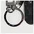 LOUIS VUITTON Eclipse Porte Cles Tab Key Holder metal Silver M63618 Auth 128810M Silvery Monogram - view 4