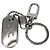 LOUIS VUITTON Eclipse Porte Cles Tab Key Holder metal Silver M63618 Auth 128810M Silvery Monogram - view 7