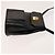 Céline Borsa a Spalla CELINE in Pelle Nera Oro Auth 128438 Nero D'oro - vista 3