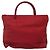 Borsa Tote PRADA Nylon Rossa Argento Auth bs27835 Rosso - vista 13