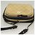 CHANEL Borsa a Spalla Matelassé in Camoscio Avorio Oro CC Auth 128451 D'oro Crudo - vista 6