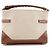 BALMAIN - Bandolera B-Buzz 22 Balmain en lona beige y cuero marrón - vista 3