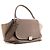 Céline CELINE - Borsa Trapeze Celine in pelle grigia martellata Grigio - vista 2