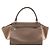 Céline CELINE - Borsa Trapeze Celine in pelle grigia martellata Grigio - vista 3