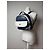 Vintage Courreges Paris Leder Rucksack navy und weiß - Ansicht 14