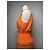 Vestido Vintage Givenchy Laranja M - vista 14