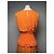 Vestido Vintage Givenchy Laranja M - vista 15