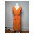 Vestido Vintage Givenchy Laranja M - vista 8
