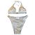 Bikini de dos piezas Chanel 2024 Coco Beach en plata con logo CC, talla FR 38 Hardware de plata - vista 5