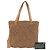 Bolsa de mão de couro trançado camel da Chanel Marrom Camelo