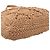 Bolsa de mão de couro trançado camel da Chanel Marrom Camelo - vista 4