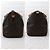 Borsa da viaggio Louis Vuitton Keepall Monogram Pelle Marrone - vista 4