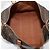 Borsa da viaggio Louis Vuitton Keepall Monogram Pelle Marrone - vista 7