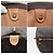 Borsa da viaggio Louis Vuitton Keepall Monogram Pelle Marrone - vista 8