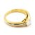 Cartier Trinity Solitaire Ring Diamant Gelb Rosa und Weißgold Größe 47 Golden - Ansicht 4