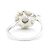 Anello Camelia Chanel, modello piccolo. Argento - vista 4