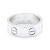Cartier LOVE Ring aus Weißgold Größe 47 Silber