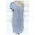Agnès b. PREPPY QUADRILLE FLORAL KLEID TM Blau - Ansicht 14