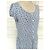Agnès b. PREPPY QUADRILLE FLORAL KLEID TM Blau - Ansicht 15