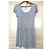 Agnès b. PREPPY QUADRILLE FLORAL KLEID TM Blau - Ansicht 17