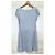 Agnès b. PREPPY QUADRILLE FLORAL KLEID TM Blau - Ansicht 2