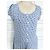 Agnès b. PREPPY QUADRILLE FLORAL KLEID TM Blau - Ansicht 5